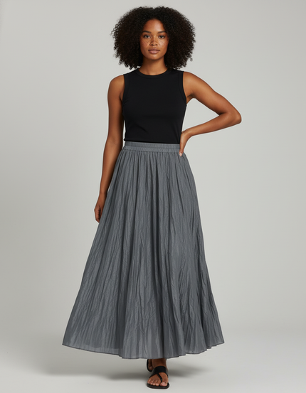 Jupe Longue Gris