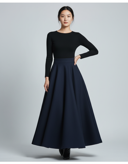 Jupe Longue Hiver Laine