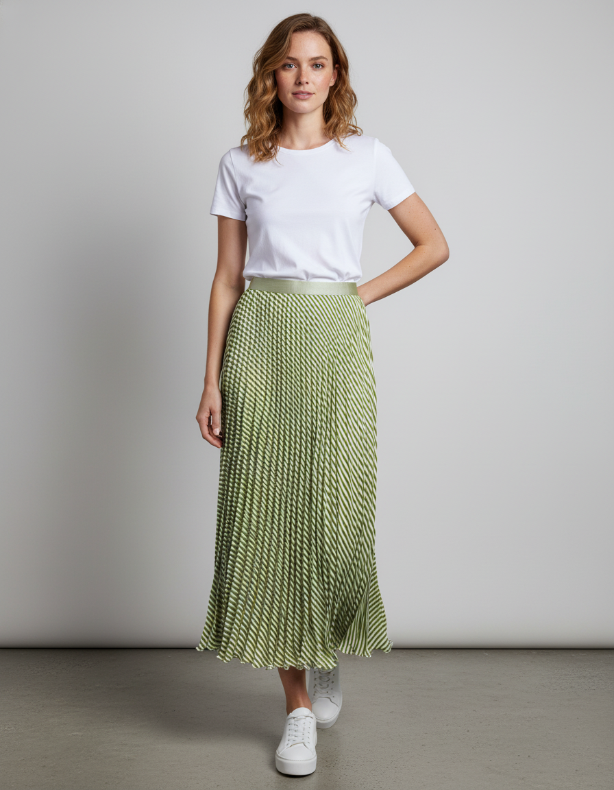 Jupe Longue Accordéon