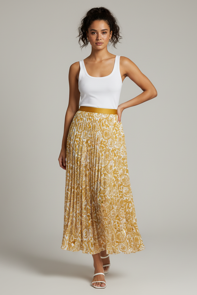 Jupe Longue Fleurs
