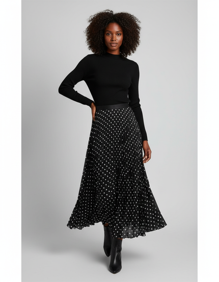 Jupe Longue Noire Jersey