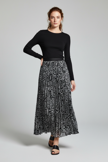 Jupe Longue Plissée Pour Petite