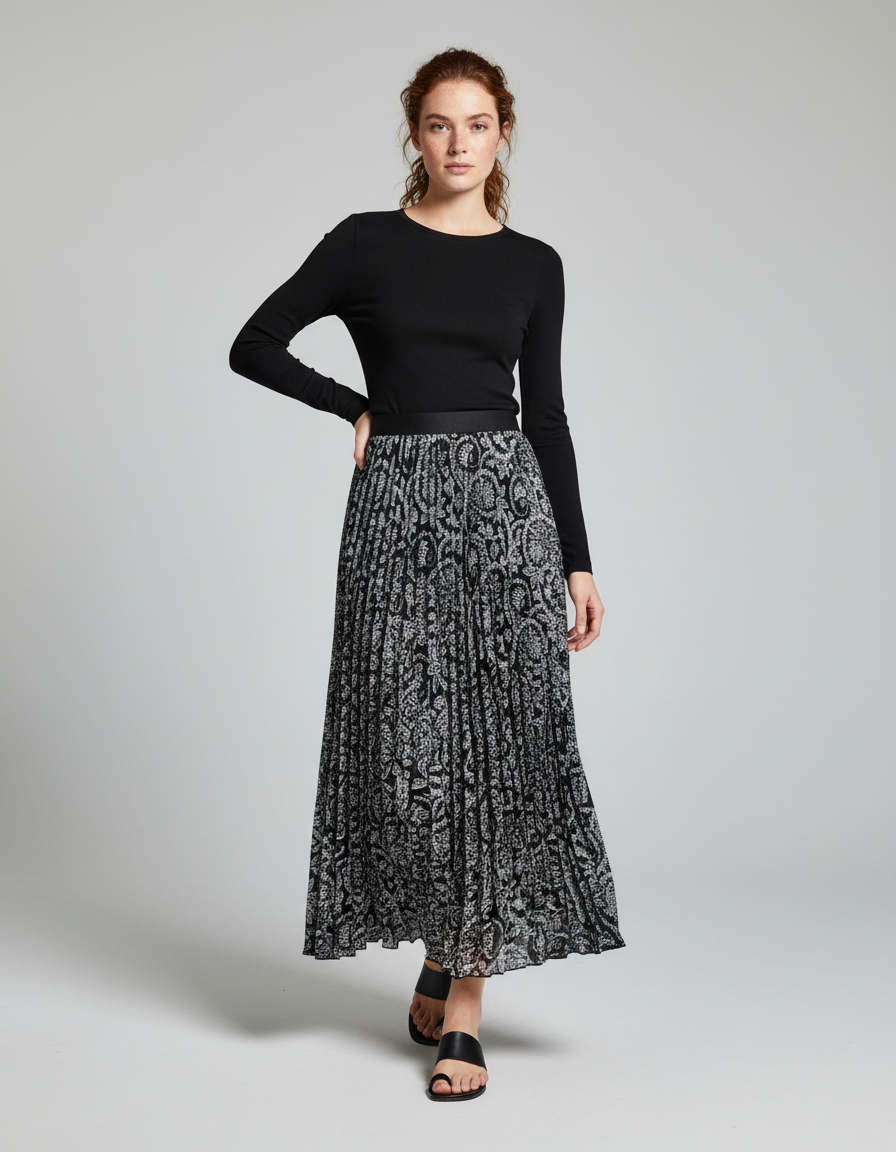 Jupe Longue Plissée Pour Petite