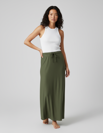 Jupe Longue Jersey Fluide