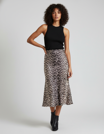 Jupe Fluide Mi-Longue