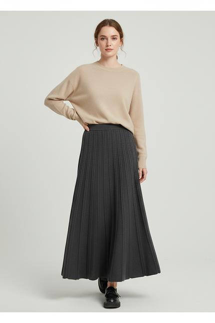 Jupe Longue Tricot Femme