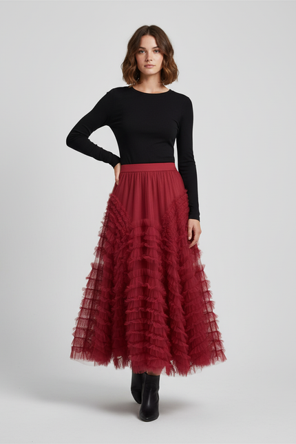 Jupe Longue Bordeaux Mariage