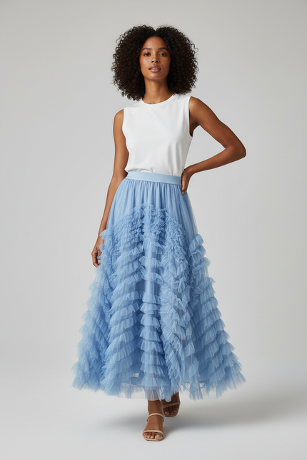 Jupe Longue Gonflante