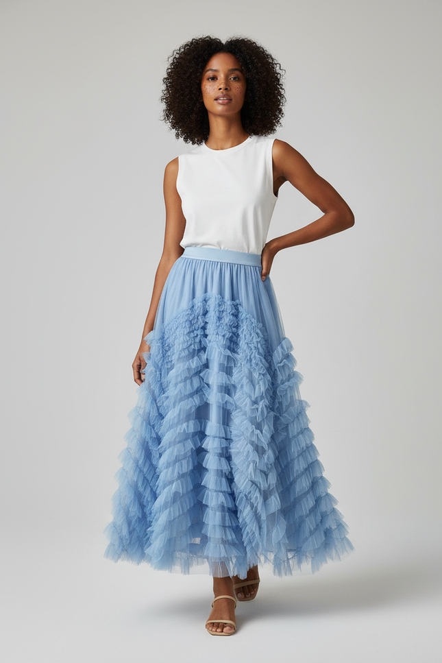 Jupe Longue Gonflante