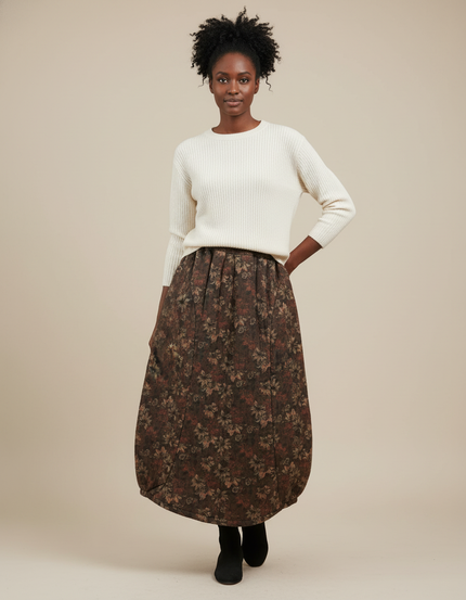 Jupe Longue Fleurie Automne