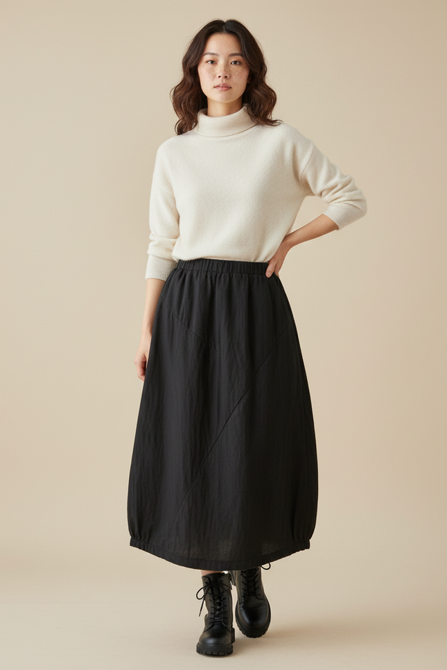 Jupe Longue Elastique Taille