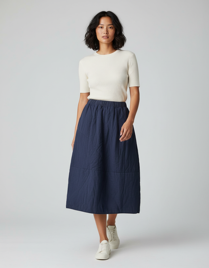 Jupe Longue Molleton Femme