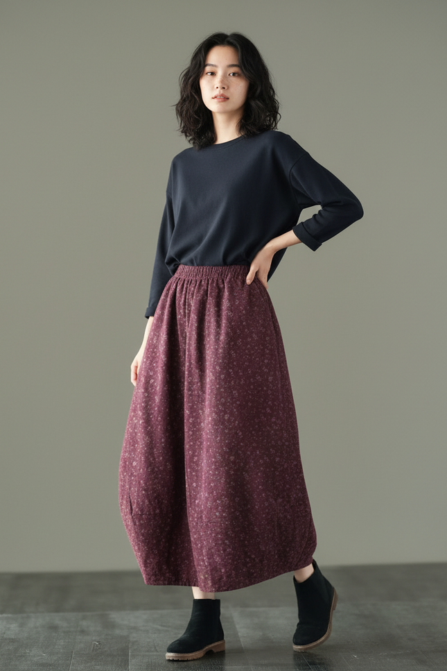 Jupe Longue Japonaise