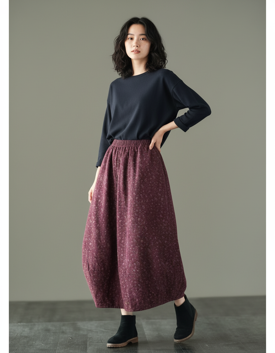 Jupe Longue Japonaise