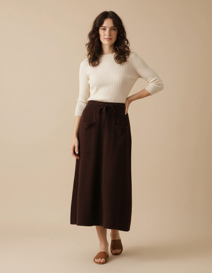 Jupe Longue Cachemire