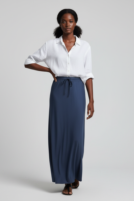 Jupe Longue Bleu Foncé