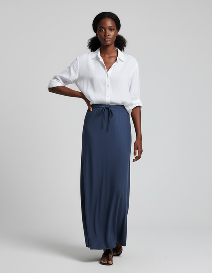 Jupe Longue Bleu Foncé