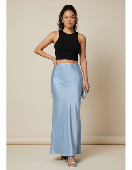 Jupe Longue Taille Haute Soirée