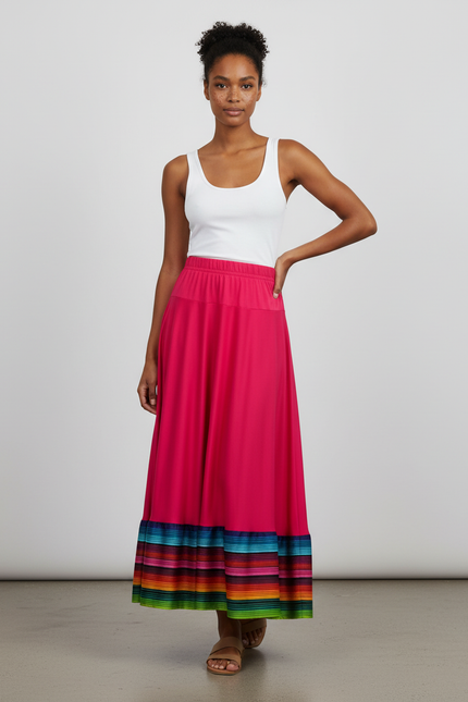 Jupe Longue Framboise