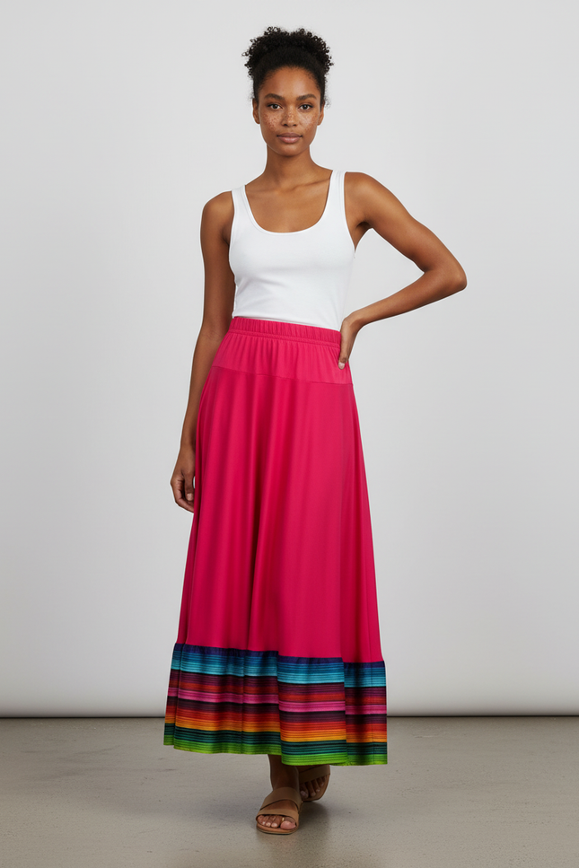 Jupe Longue Framboise