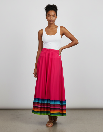 Jupe Longue Framboise