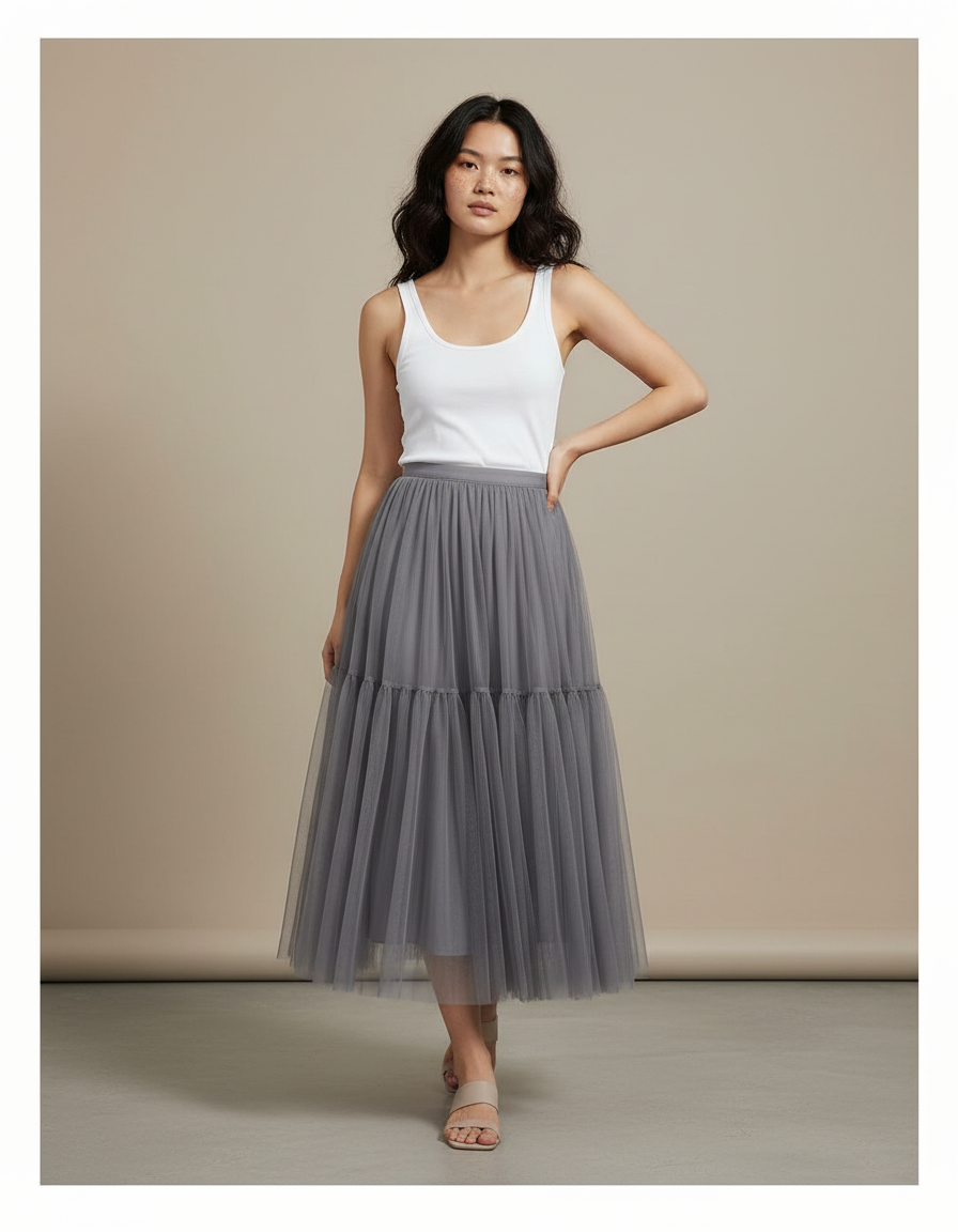 Jupe Longue Mariage Invitée