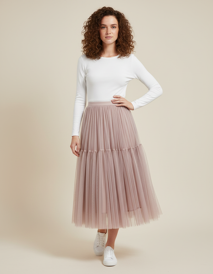 Jupe Longue Tulle Demoiselle D'Honneur