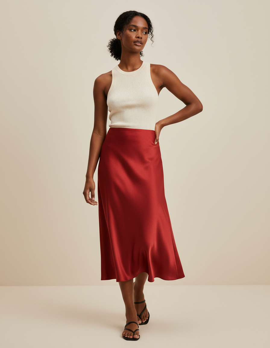 Jupe Longue Brillante