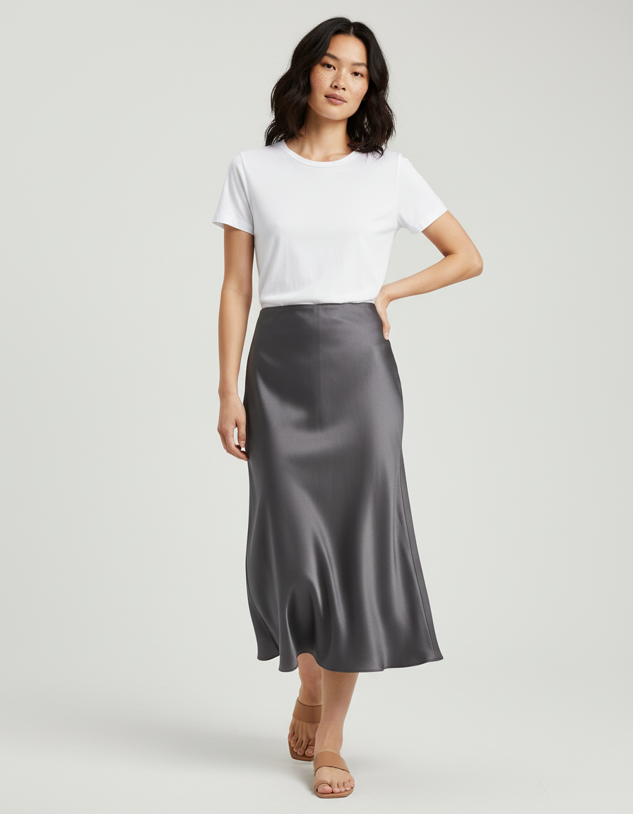 Jupe Longue En Biais