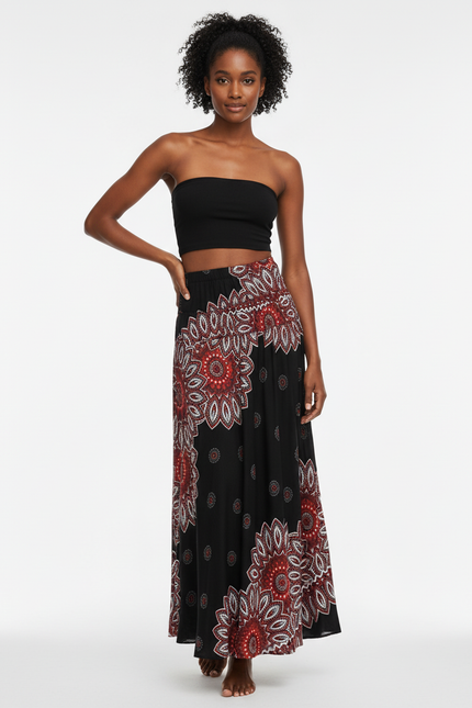 Jupe Longue Boheme Noire