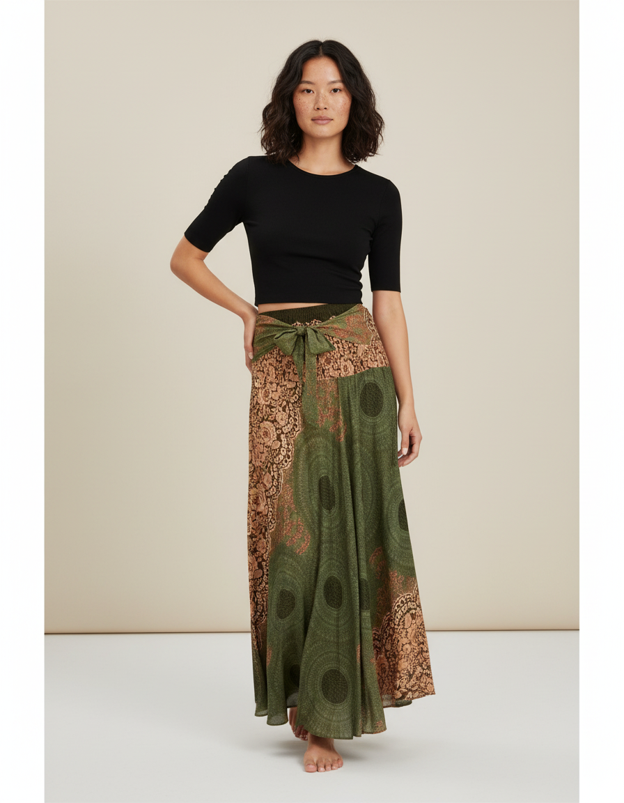 Jupe Longue Indienne Baba Cool