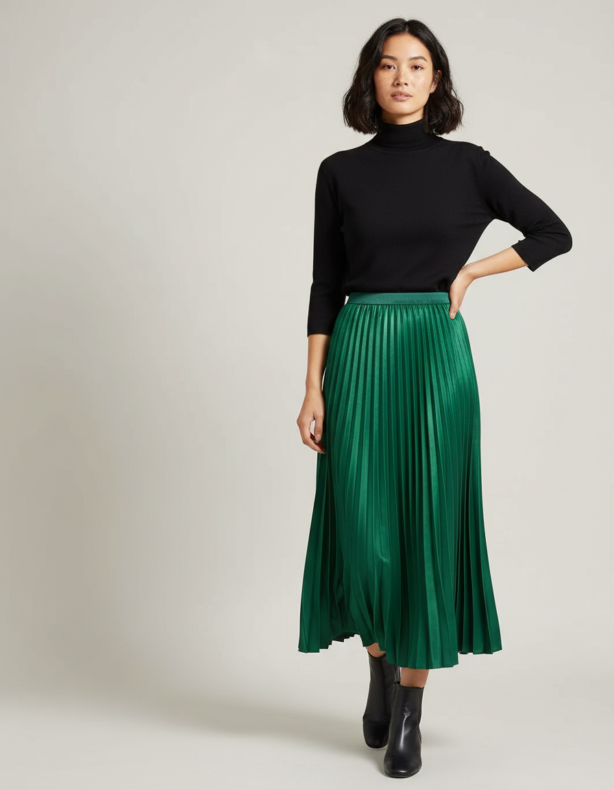 Jupe Longue Vert Sapin