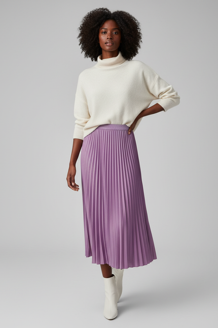 Jupe Longue Plissée Soirée