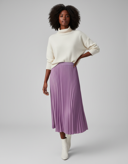 Jupe Longue Plissée Soirée