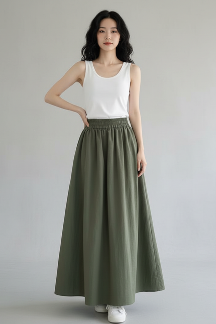 Jupe Longue Avec Elastique