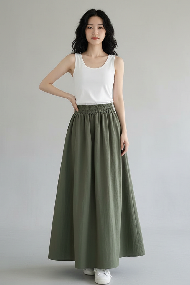 Jupe Longue Avec Elastique