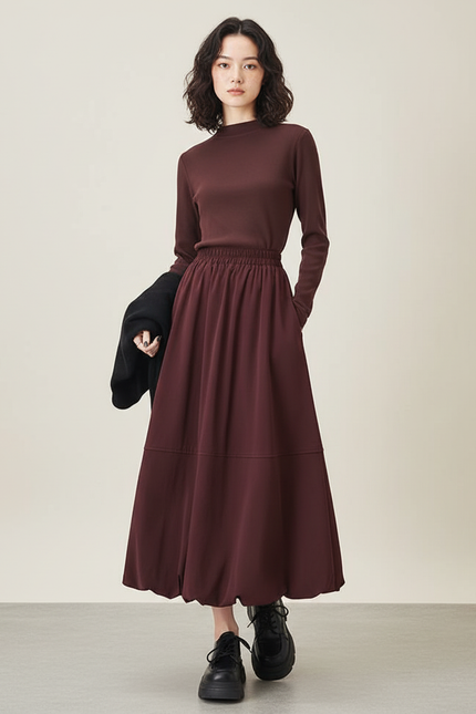 Jupe Longue À Panneaux