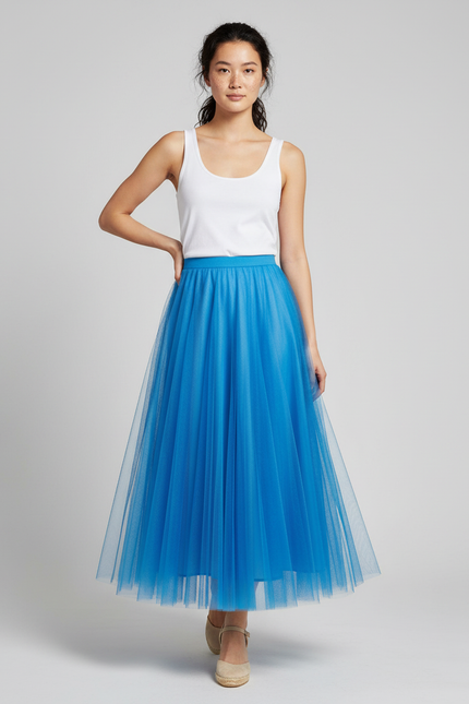 Jupe Longue Tulle Grande Taille