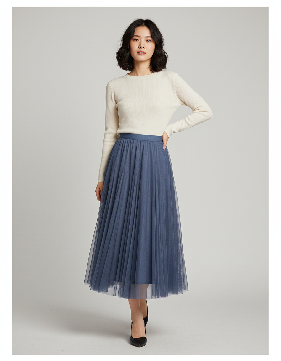 Jupe Longue Coréenne