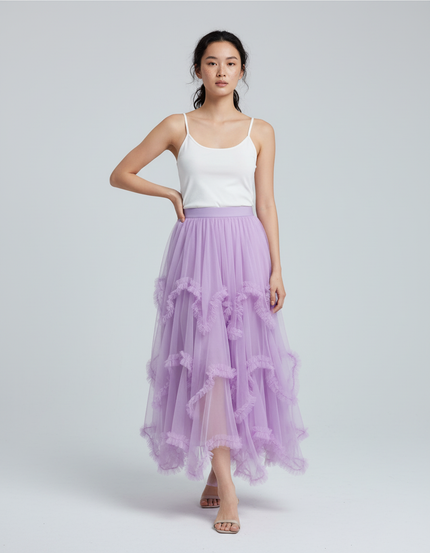 Jupe Longue Asymetrique