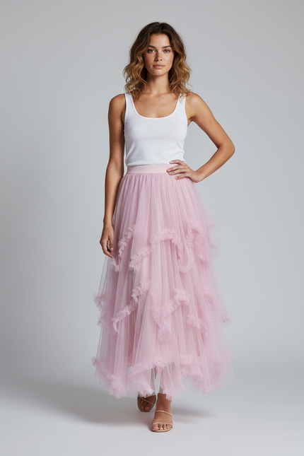 Jupe Longue Romantique