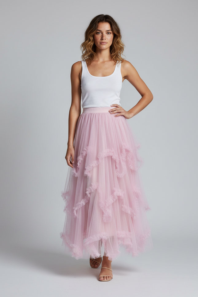 Jupe Longue Romantique