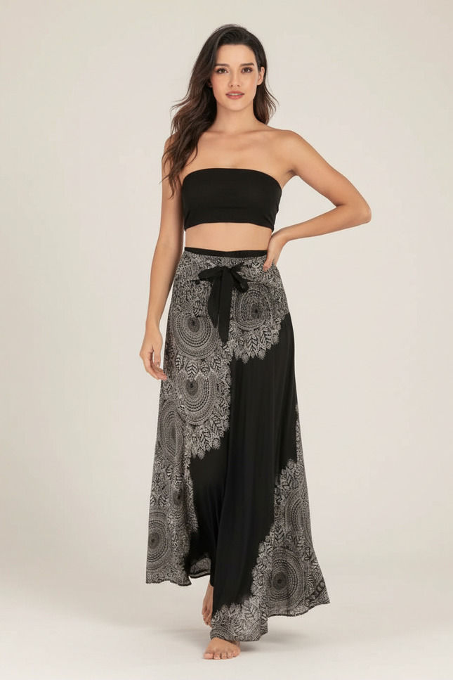 Jupe Longue Noire Boheme