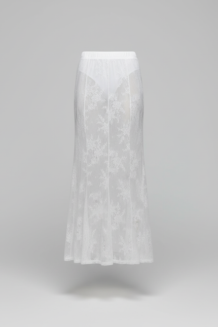 Jupe Longue Blanche Moulante
