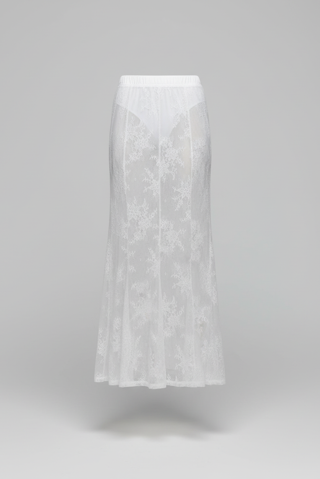 Jupe Longue Blanche Moulante
