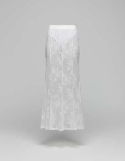 Jupe Longue Blanche Moulante