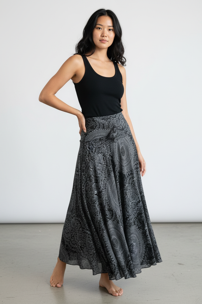 Jupe Longue Ete Fluide