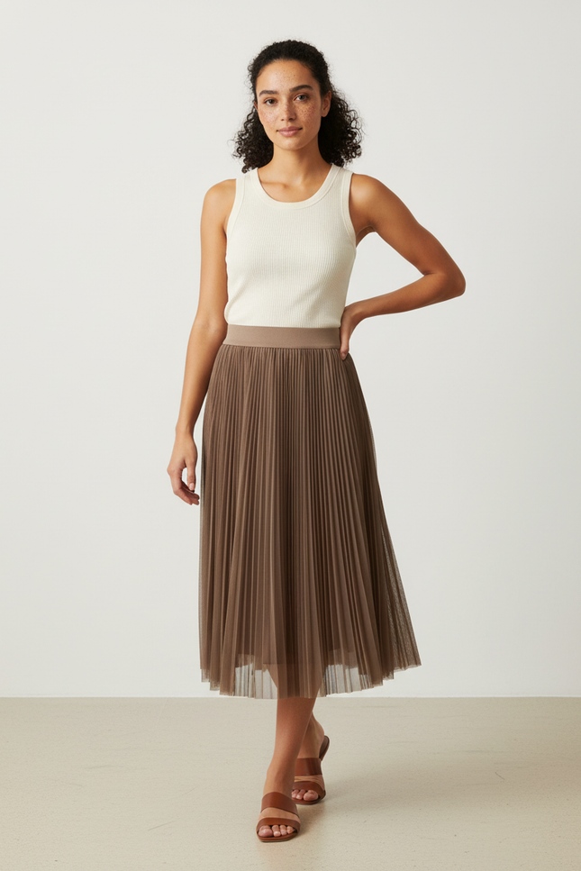 Jupe Longue Plissée Petite