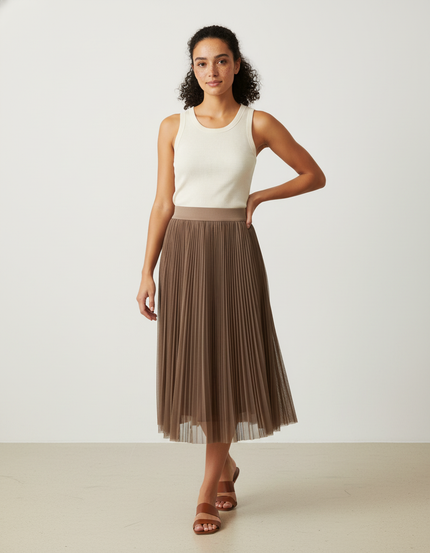 Jupe Longue Plissée Petite
