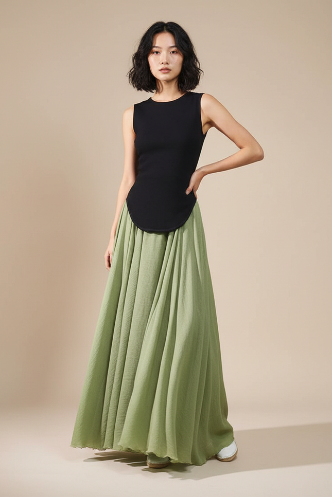 Jupe Longue Champetre